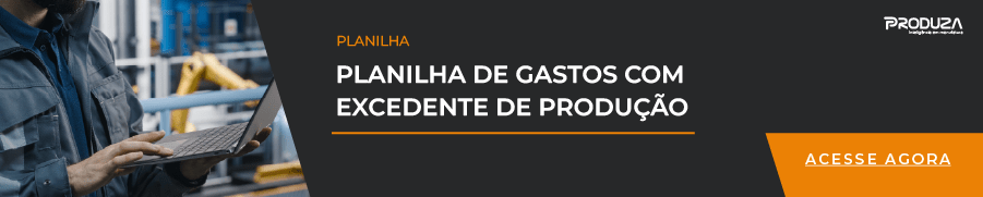 Planilha de gastos com excedente de produção


